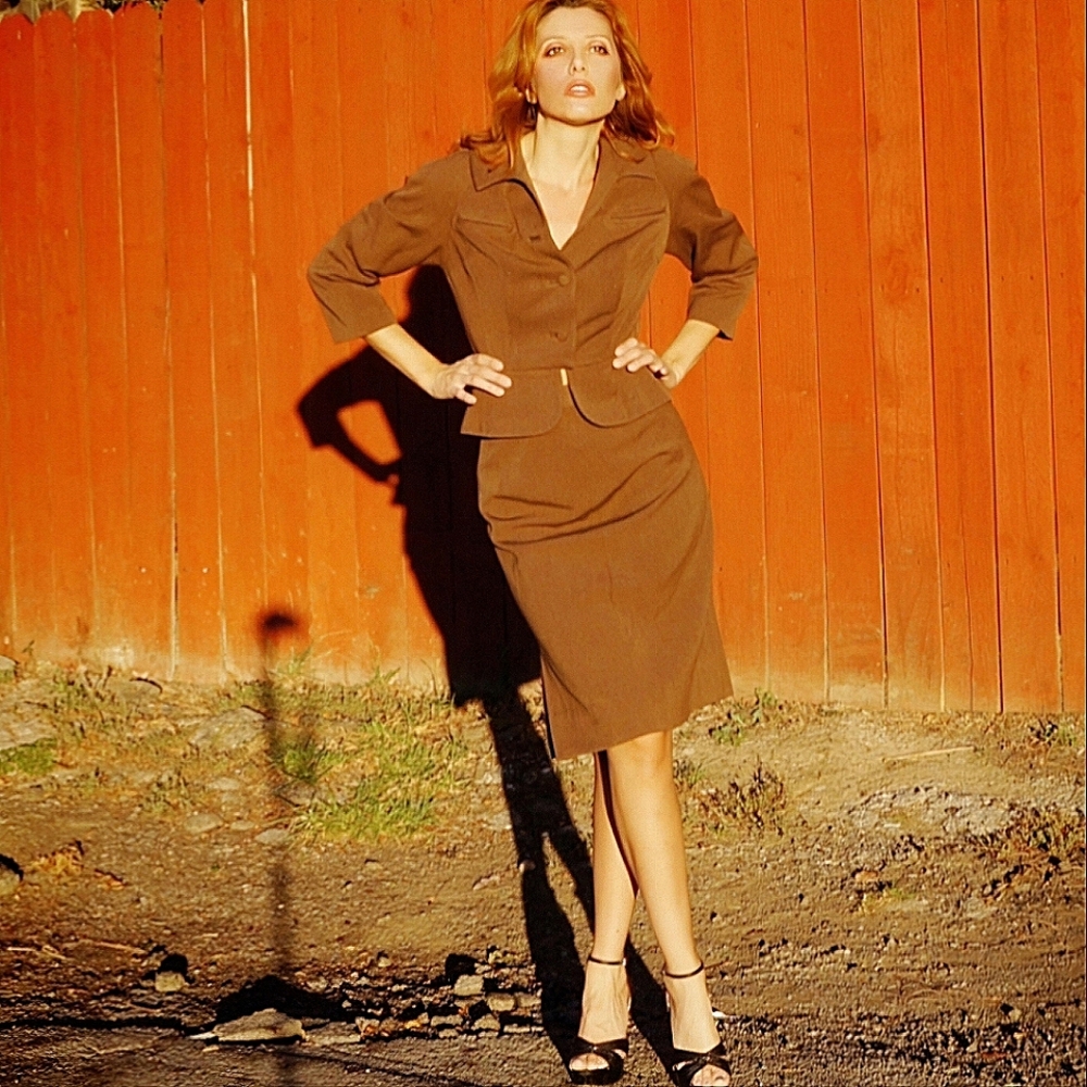 1940s VINTAGE DIOR STYLE SKIRT SUIT SET - BETTI JEAN